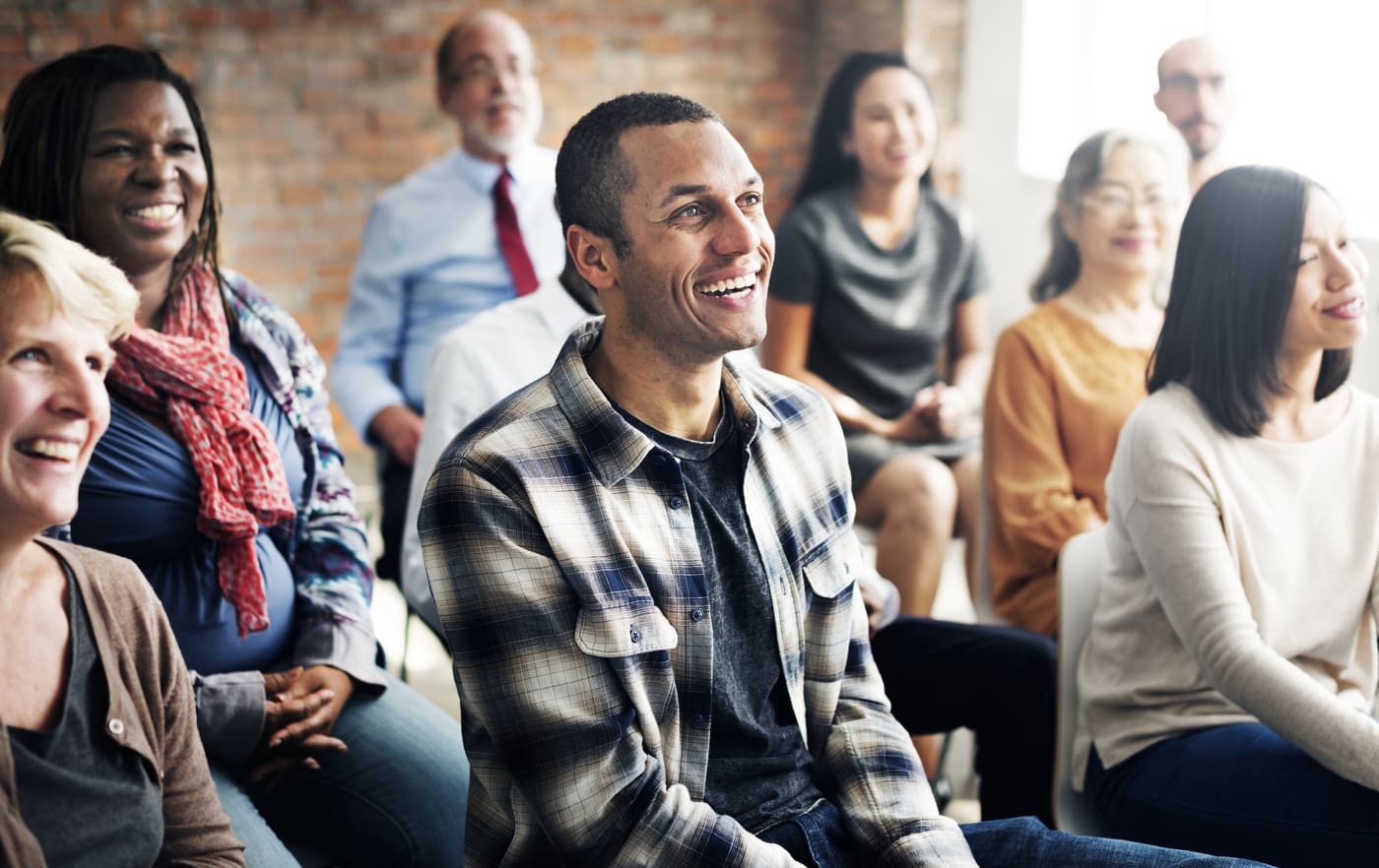 Diverse small business owners in a workshop